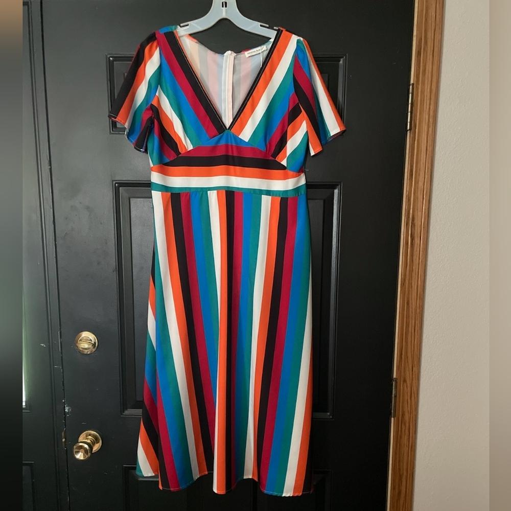 Size large striped dress